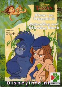 Front cover: Tarzan - Kleur- En Tekenblok