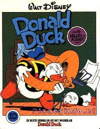 Front cover: De Beste Verhalen Van Donald Duck 010 - Donald Duck Als Muzikant