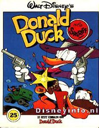 Front cover: De Beste Verhalen Van Donald Duck 025 - Donald Duck Als Sheriff