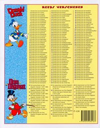 Back cover: De Beste Verhalen Van Donald Duck 083 - Donald Duck Als Journalist