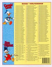 Back cover: De Beste Verhalen Van Donald Duck 085 - Donald Duck Als Stijfkop