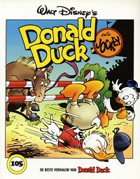 Front cover: De Beste Verhalen Van Donald Duck 105  - Donald Duck Als Jockey