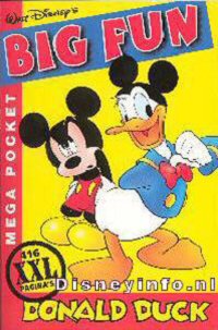 Front cover: Donald Duck - Mega Pocket - Big Fun - 001