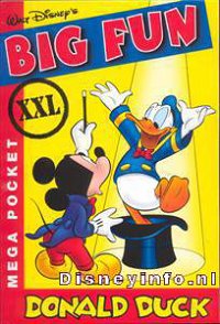 Front cover: Donald Duck - Mega Pocket - Big Fun - 005