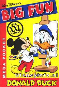 Front cover: Donald Duck - Mega Pocket - Big Fun - 006