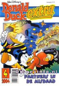 Front cover: Donald Duck Extra - 2004 - 04 - Partners In De Misdaad