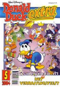 Front cover: Donald Duck Extra - 2004 - 05 - Het Verrassingsfeest