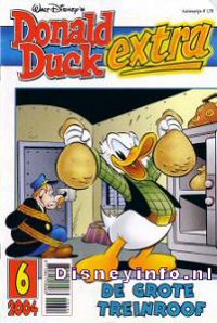 Front cover: Donald Duck Extra - 2004 - 06 - De Grote Treinroof