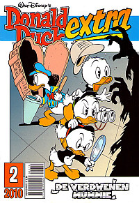 Front cover: Donald Duck Extra - 2010 - 02 - De Verdwenen Mummie