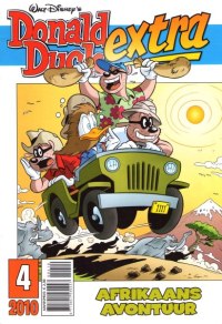 Front cover: Donald Duck Extra - 2010 - 04 - Afrikaans Avontuur