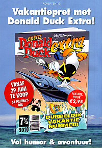 Back cover: Donald Duck Extra - 2010 - 07 - Donalds Plaag