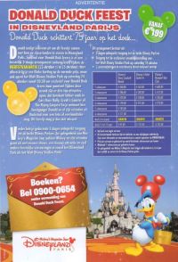 Back cover: Donald Duck Extra - 2009 - 09 - Op Apenjacht