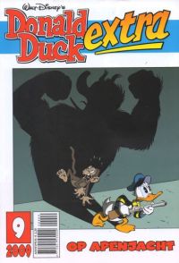 Front cover: Donald Duck Extra - 2009 - 09 - Op Apenjacht