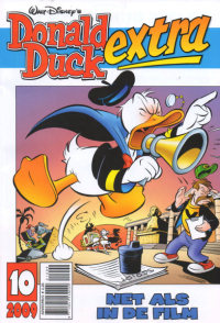 Front cover: Donald Duck Extra - 2009 - 10 - Net Als In De Film