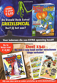 Back cover: Donald Duck Extra - 2009 - 11 - Gevaar op de Golven