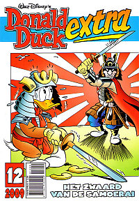 Front cover: Donald Duck Extra - 2009 - 12 - Het Zwaard Van De Samoerai