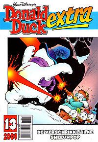 Front cover: Donald Duck Extra - 2009 - 13 - De Verschrikkelijke Sneeuwpop