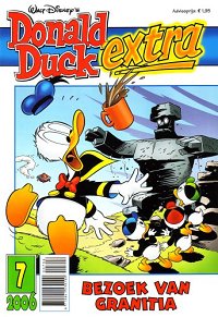 Front cover: Donald Duck Extra - 2007 - 07 - Bezoek Van Granitia