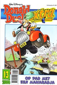 Front cover: Donald Duck Extra - 2006 - 13 - Op Pad Met Een Maharadja