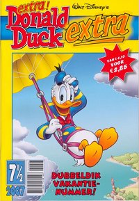 Front cover: Donald Duck Extra - 2007 - 07½ - Dubbeldik Vakantie-Nummer