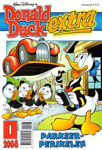 Front cover: Donald Duck Extra - 2008 - 01 - Parkeerperikelen