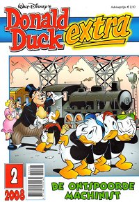 Front cover: Donald Duck Extra - 2008 - 02 - De Ontspoorde Machinist