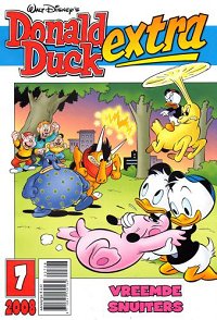 Front cover: Donald Duck Extra - 2008 - 07 - Vreemde Snuiters