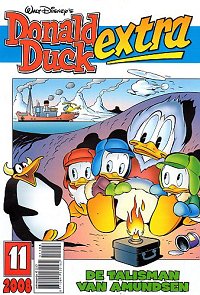 Front cover: Donald Duck Extra - 2008 - 11 - De Talisman Van Amundsen