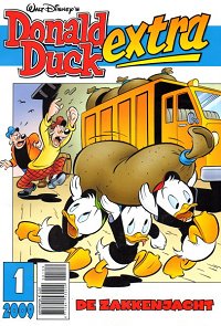 Front cover: Donald Duck Extra - 2009 - 01 - De Zakkenjacht