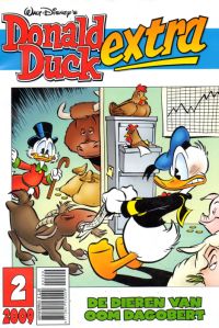 Front cover: Donald Duck Extra - 2009 - 02 - De Dieren Van Oom Dagobert