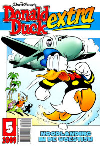 Front cover: Donald Duck Extra - 2009 - 05 - Noodlanding In De Woestijn