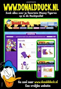 Back cover: Donald Duck Extra - 2009 - 06 - De Geheimzinnige Rover