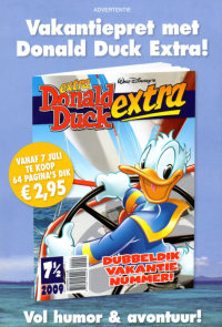 Back cover: Donald Duck Extra - 2009 - 07 - De Raaf Van Odin