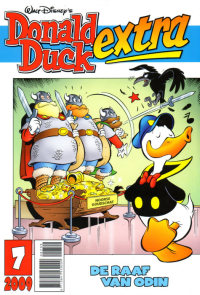 Front cover: Donald Duck Extra - 2009 - 07 - De Raaf Van Odin