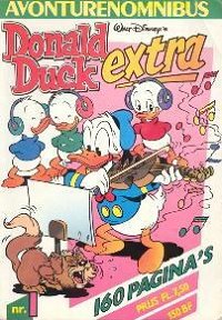 Front cover: Donald Duck Extra Avonturenomnibus 01