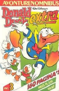 Front cover: Donald Duck Extra Avonturenomnibus 03