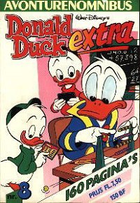 Front cover: Donald Duck Extra Avonturenomnibus 08