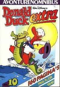 Front cover: Donald Duck Extra Avonturenomnibus 10