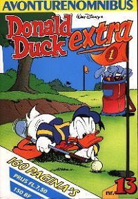 Front cover: Donald Duck Extra Avonturenomnibus 13