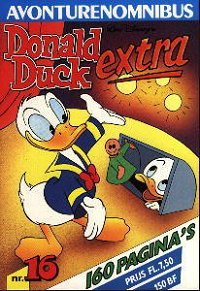 Front cover: Donald Duck Extra Avonturenomnibus 16