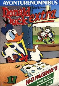 Front cover: Donald Duck Extra Avonturenomnibus 17