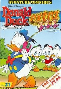 Front cover: Donald Duck Extra Avonturenomnibus 21