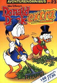 Front cover: Donald Duck Extra Avonturenomnibus 23