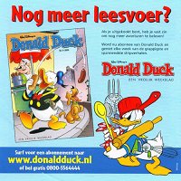 Back cover: Donald Duck Kookboek