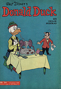 Front cover: Donald Duck - 1969 - Nr. 34