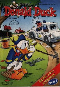 Front cover: Donald Duck - 1996 - Nr. 07