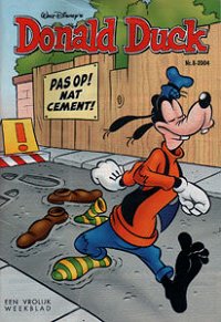 Front cover: Donald Duck - 2004 - Nr. 08