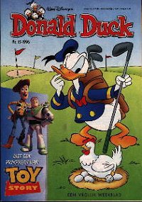 Front cover: Donald Duck - 1996 - Nr. 15