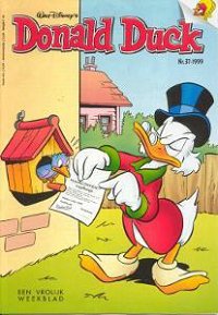 Front cover: Donald Duck - 1999 - Nr. 37