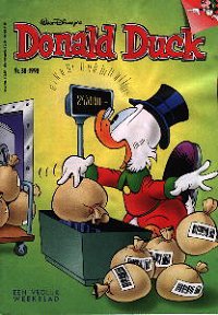 Front cover: Donald Duck - 1998 - Nr. 38